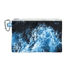 Photo Vagues  Canvas Cosmetic Bag (medium)