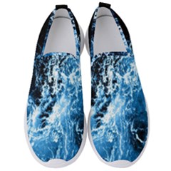 Photo Vagues  Men s Slip On Sneakers by kcreatif