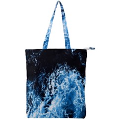 Photo Vagues  Double Zip Up Tote Bag by kcreatif