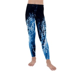 Photo Vagues  Kids  Lightweight Velour Leggings by kcreatif