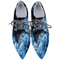 Photo Vagues  Women s Pointed Oxford Shoes by kcreatif