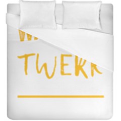 Twerking T-shirt Best Dancer Lovers & Twirken Twerken Gift | Booty Shake Dance Twerken Present | Twerkin Shirt Twerking Tee Duvet Cover (king Size) by reckmeck