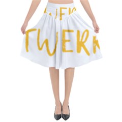 Twerking T-shirt Best Dancer Lovers & Twirken Twerken Gift | Booty Shake Dance Twerken Present | Twerkin Shirt Twerking Tee Flared Midi Skirt by reckmeck