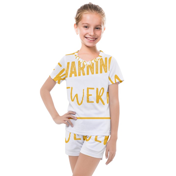 Twerking T-Shirt best dancer lovers & twirken twerken gift | Booty Shake Dance Twerken present | twerkin Shirt twerking tee Kids  Mesh Tee and Shorts Set