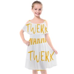 Twerking T-shirt Best Dancer Lovers & Twirken Twerken Gift | Booty Shake Dance Twerken Present | Twerkin Shirt Twerking Tee Kids  Cut Out Shoulders Chiffon Dress by reckmeck