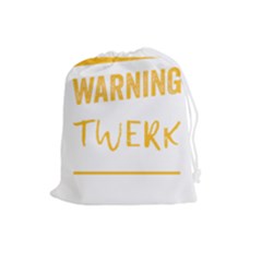 Twerking T-shirt Best Dancer Lovers & Twirken Twerken Gift | Booty Shake Dance Twerken Present | Twerkin Shirt Twerking Tee Drawstring Pouch (large) by reckmeck