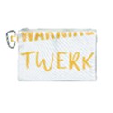 Twerking T-Shirt best dancer lovers & twirken twerken gift | Booty Shake Dance Twerken present | twerkin Shirt twerking tee Canvas Cosmetic Bag (Medium) View1