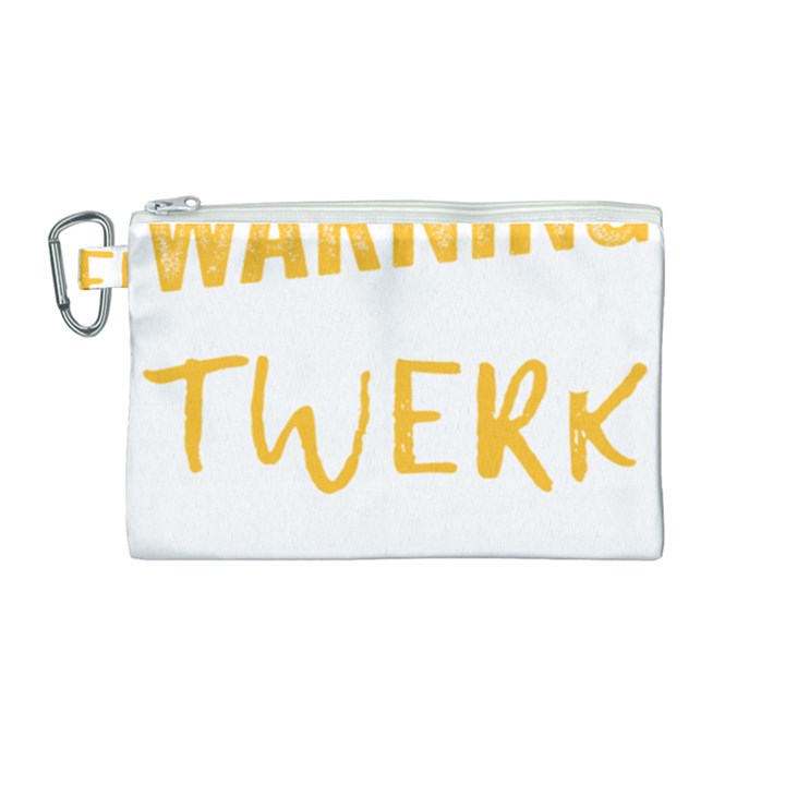 Twerking T-Shirt best dancer lovers & twirken twerken gift | Booty Shake Dance Twerken present | twerkin Shirt twerking tee Canvas Cosmetic Bag (Medium)