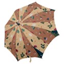 Flat Design Christmas Pattern Collection Hook Handle Umbrellas (Small) View2