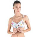 Christmas Seamless Pattern With Cute Kawaii Mouse Tie Up Cut Bikini Top View1