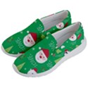 Cute Face Christmas Character Cute Santa Claus Reindeer Snowman Penguin Men s Lightweight Slip Ons View2