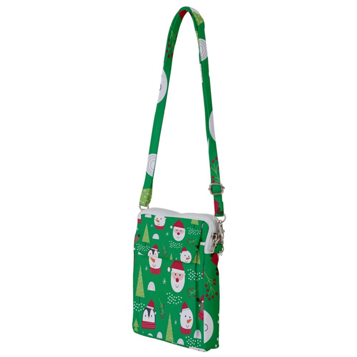 Cute Face Christmas Character Cute Santa Claus Reindeer Snowman Penguin Multi Function Travel Bag