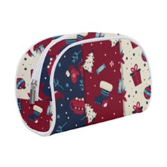 Flat Design Christmas Pattern Collection Art Makeup Case (small)