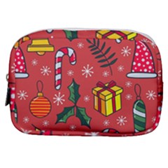 Colorful Funny Christmas Pattern Make Up Pouch (small) by Vaneshart