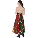 Hand Drawn Christmas Pattern Collection Tie Back Maxi Dress View2