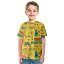 Colorful Funny Christmas Pattern Cool Ho Ho Ho Lol Kids  Sport Mesh Tee View1