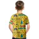 Colorful Funny Christmas Pattern Cool Ho Ho Ho Lol Kids  Sport Mesh Tee View2