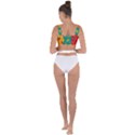 Hand Drawn Christmas Pattern Collection Pattern Bandaged Up Bikini Top View2