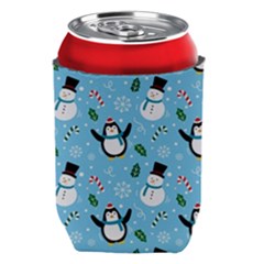 Colorful Funny Christmas Pattern Cartoon Can Holder