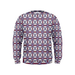 Df Donos Grid Kids  Sweatshirt by deformigo