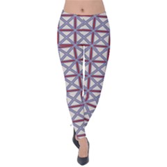 Df Donos Grid Velvet Leggings by deformigo