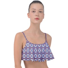 Df Donos Grid Frill Bikini Top by deformigo