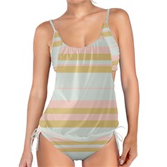 Bandes Rose/doré/vert Tankini Set by kcreatif