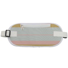 Bandes Rose/doré/vert Rounded Waist Pouch