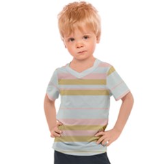 Bandes Rose/doré/vert Kids  Sports Tee