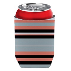 Bandes Orange/bleu/noir Can Holder