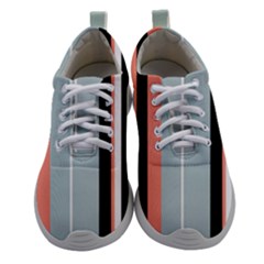 Bandes Orange/bleu/noir Women Athletic Shoes