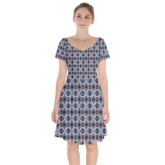 Df Alhambrine Cetta Short Sleeve Bardot Dress