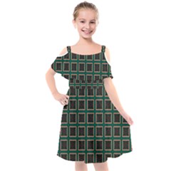 Df Bonnar Vinck Kids  Cut Out Shoulders Chiffon Dress by deformigo