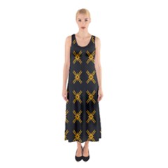 Df Ikonos Quanika Sleeveless Maxi Dress by deformigo