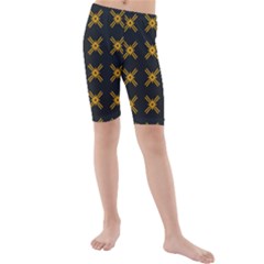 Df Ikonos Quanika Kids  Mid Length Swim Shorts by deformigo