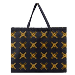 Df Ikonos Quanika Zipper Large Tote Bag by deformigo