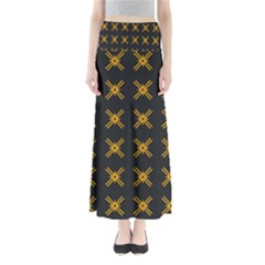 Df Ikonos Quanika Full Length Maxi Skirt by deformigo