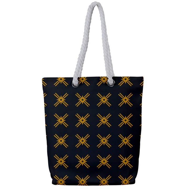 DF Ikonos Quanika Full Print Rope Handle Tote (Small)