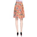 Coral Floral Paisley A-Line Skirt View2