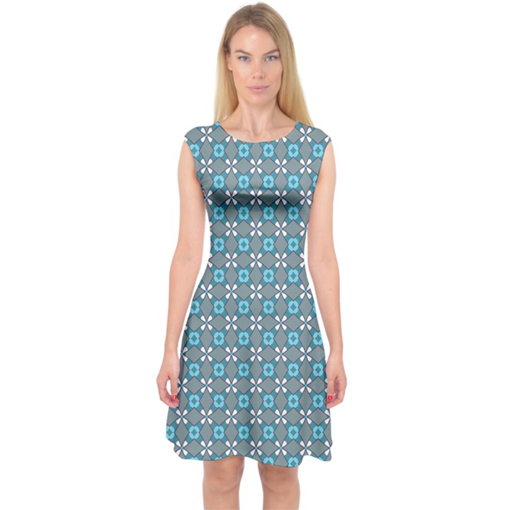 DF Monica Becket Capsleeve Midi Dress