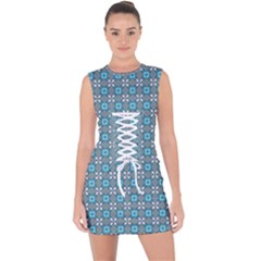 Df Monica Becket Lace Up Front Bodycon Dress by deformigo