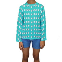 Big Apples Of Peace Kids  Long Sleeve Swimwear by pepitasart