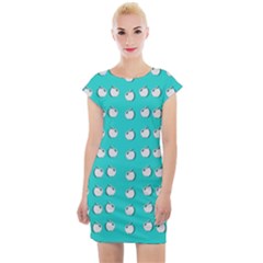 Big Apples Of Peace Cap Sleeve Bodycon Dress by pepitasart