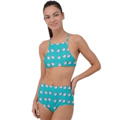 Big Apples Of Peace High Waist Tankini Set by pepitasart