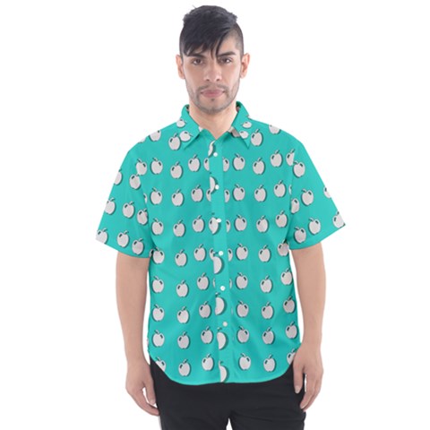 Big Apples Of Peace Men s Short Sleeve Shirt by pepitasart