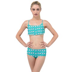 Big Apples Of Peace Layered Top Bikini Set by pepitasart