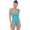 Big Apples Of Peace Tie Strap One Piece Swimsuit View1