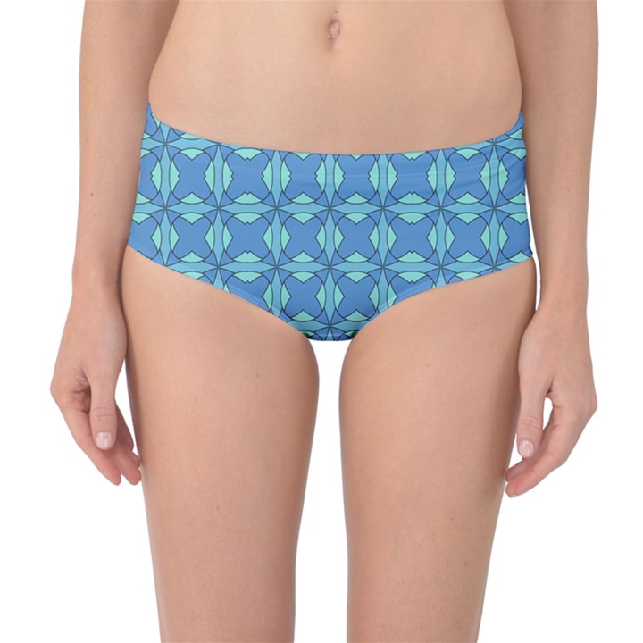 DF Antonio Veneziano Mid-Waist Bikini Bottoms