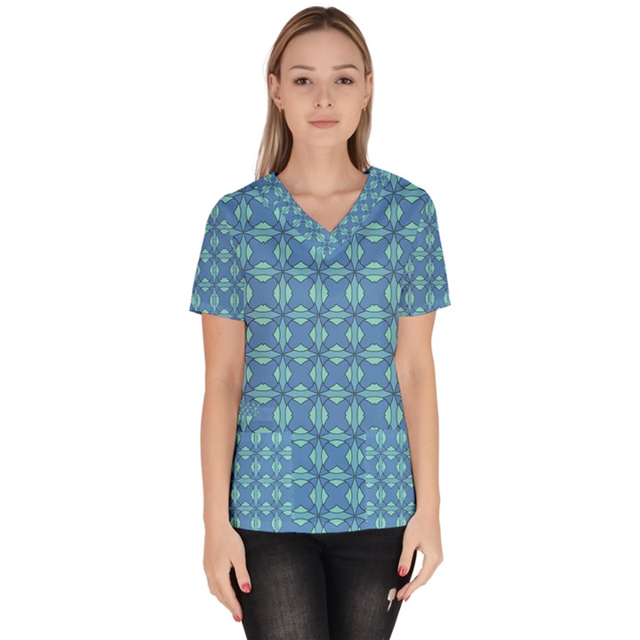 DF Antonio Veneziano Women s V-Neck Scrub Top