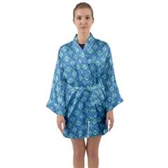 Df Antonio Veneziano Long Sleeve Satin Kimono by deformigo